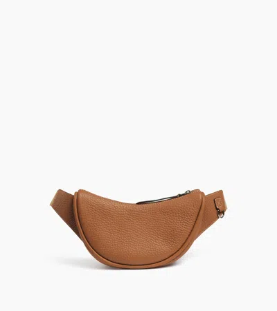 Le Tanneur Sac Banane Noah En Cuir Grain Buffle Et Cuir Lisse In Brown