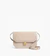 LE TANNEUR ROSE MEDIUM SHOULDER BAG IN RIBBED LEATHER AND SMOOTH LEATHER