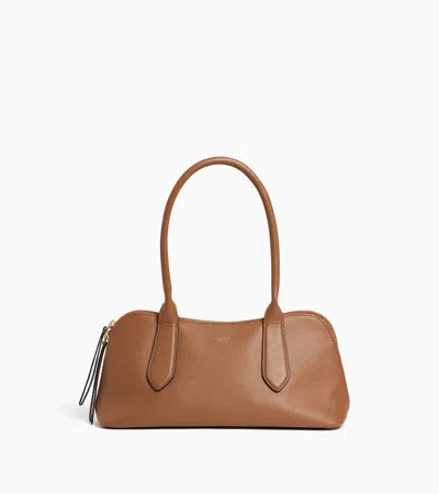 Le Tanneur Sac Bowling Apolline En Cuir Grainé In Marron Tan