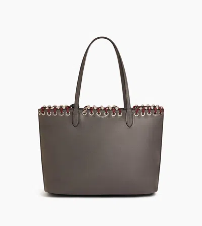 Le Tanneur Sac Cabas Kitesy Martin Studio En Cuir Grainé In Gray