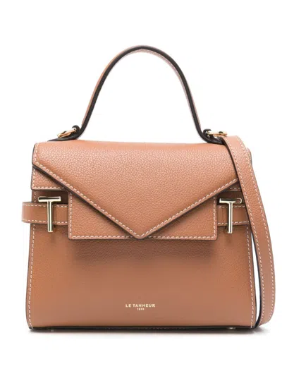 Le Tanneur Small Emilia Tote Bag In Brown