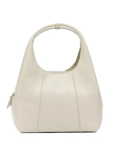 Le Tanneur Small Juliette Grained Leather Tote Bag In Neutral