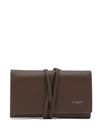 Le Tanneur Travel Jewelry Bag In Animal Print