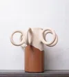 Le Tanneur Couture Vase Pia Chevalier In Brown