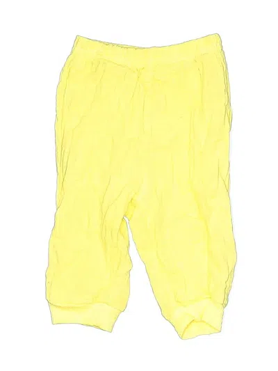 Pre-owned Le Top Baby Babies' Casual Pants Yellow Bottoms