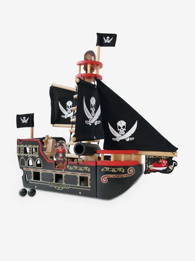 Le Toy Van Barbarossa Pirate Ship & Characters (50 X 19 X 48cm) One Size Black