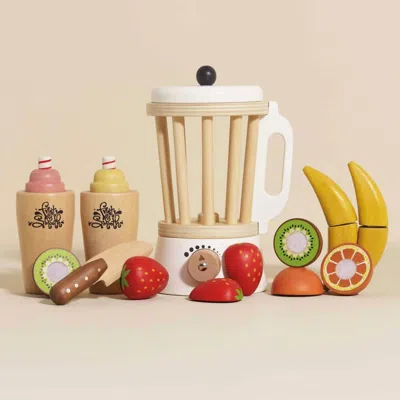 Le Toy Van Blender & Wooden Fruit Set In Beige