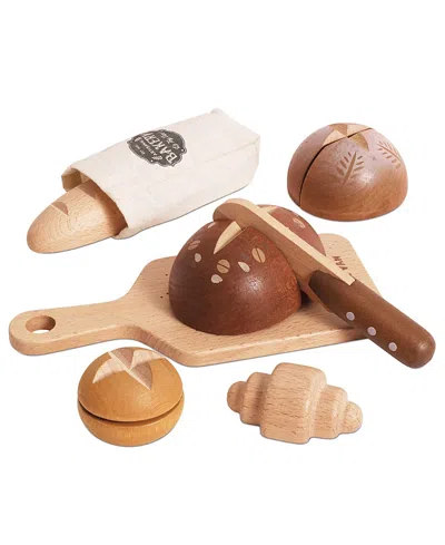 Le Toy Van Bread- Loaf And Knife Set - 3+ Years In Brown