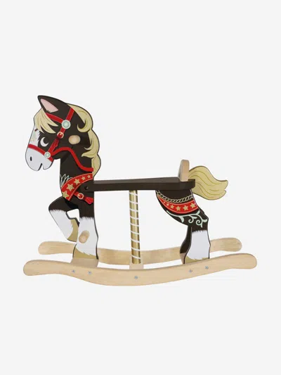 Le Toy Van Classic Wooden Rocking Horse (w:65cm D:24cm H:55cm) One Size Black In Multicoloured