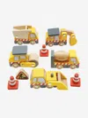 Le Toy Van Construction Toy Cars, Trucks & Diggers-7 Piece (w:8.5 X D:3.2 X H:6.5cm) One Size Yellow In Yellow
