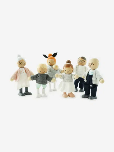 Le Toy Van Dolls House Family-7 Piece (12cm Approx) One Size Multicoloured