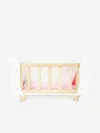 Le Toy Van Dolls Wooden Cot (w:416 D:236 H:243mm) One Size Ivory In Ivory