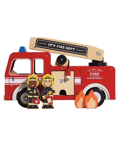 Le Toy Van Fire Engine With Firefighters- 3+ Years In Multi