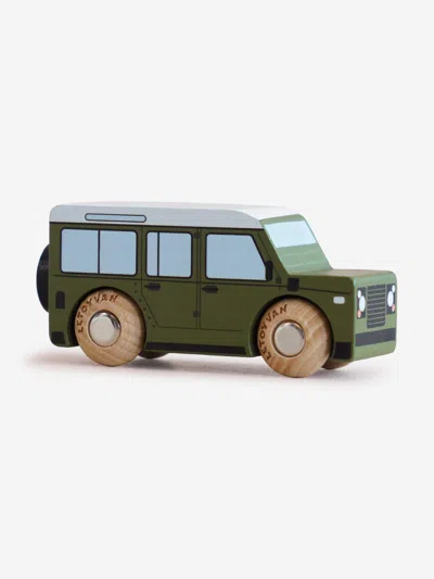 Le Toy Van Gt150 Archie Wooden Toy Car In Green