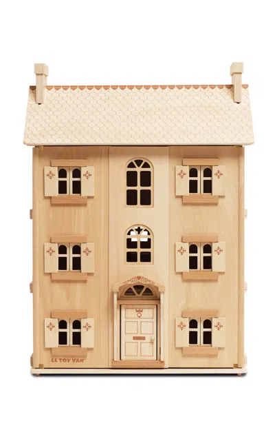 Le Toy Van Natural Wooden Dolls House In Neutral