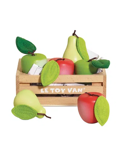 Le Toy Van Orchard Fruits Wooden Market Crate- 3+ Years In Multi