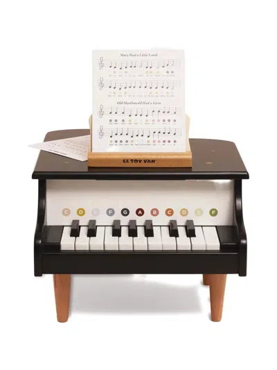 Le Toy Van Kids' Piano Toy In Black