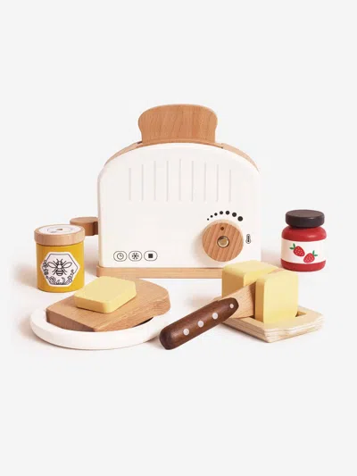 Le Toy Van Pop Up Toaster And Breakfast Set (w:17 X D:7.5 X H:13.5cm) In Brown