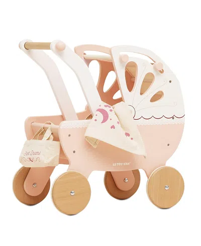 Le Toy Van Retro Wooden Doll Pram - 3+ Years In Multi