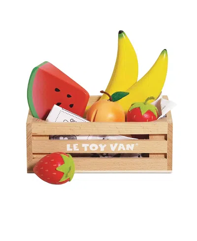 Le Toy Van Smoothie Fruit Wooden Market Crate - 3+ Years In Multi