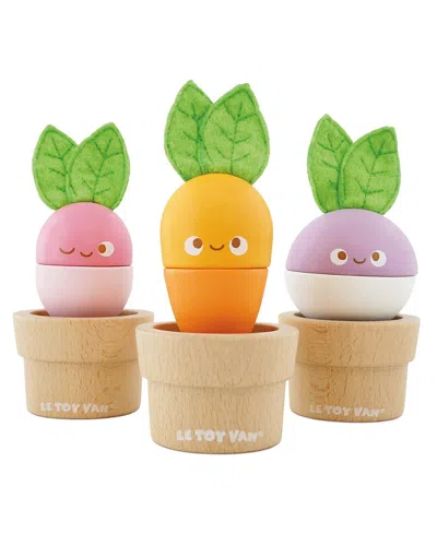 Le Toy Van Stacking Wooden Veggies - 18+ Months In Multi