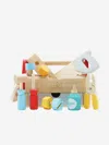 Le Toy Van Tool Box & Wooden Tools-11 Accessories (w:216 D:135 H:155mm) One Size Multicoloured In Multicoloured