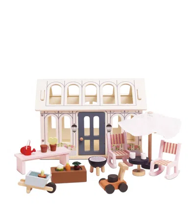 Le Toy Van Kids' Wood Dollhouse Conservatory Extension Set In Multi