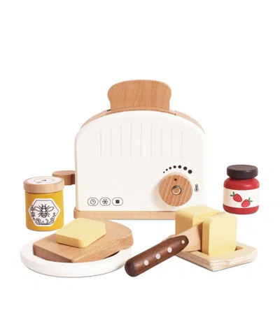 Le Toy Van Wooden Breakfast Toaster Playset In Multi