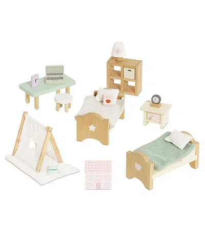Le Toy Van Wooden Dolls House Child's Bedroom Furniture- 3+ Years In Multi