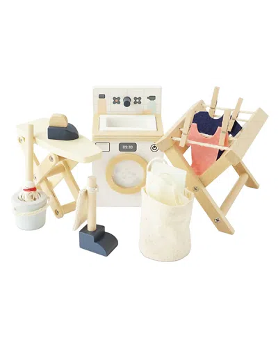 Le Toy Van Wooden Dolls House Laundry Room- 3+ Years In Multi