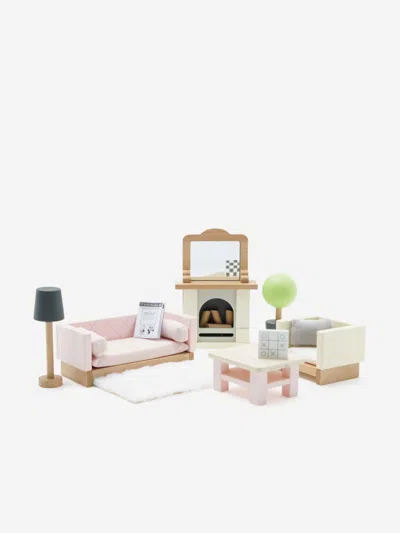 Le Toy Van Wooden Dolls House Living Room-19 Piece (10.5cm X 4cm X 15.2cm) One Size Multicoloured