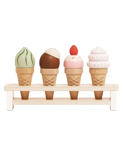 Le Toy Van Wooden Ice Cream Cones Set - 3+ Years In Multi