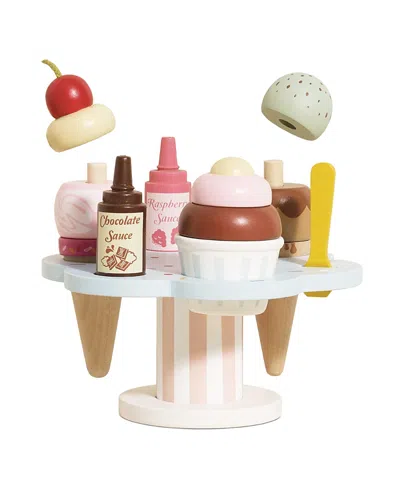 Le Toy Van Wooden Ice Cream Stand & Toppings- 3+ Years In Multi