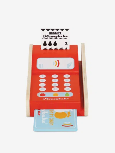Le Toy Van Wooden Shop Card Machine (w:8cm D:13.4cm H:4cm) One Size Red