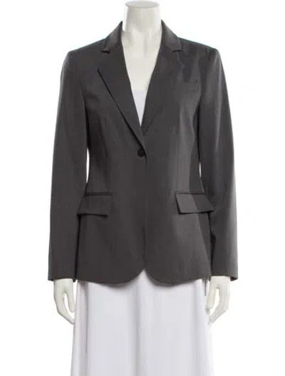 Pre-owned Le Tricot Perugia Blazer W/ Tags In Gray