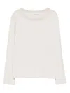Le Tricot Perugia Boat-neck Blouse In Neutral