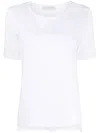 Le Tricot Perugia Scoop Neck T-shirt In White