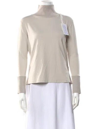 Pre-owned Le Tricot Perugia Cowl Neck Long Sleeve Sweatshirt