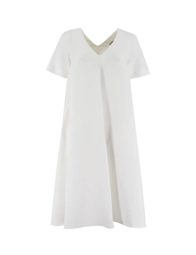 Le Tricot Perugia Dress In White