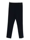 Le Tricot Perugia Elasticated-waist Pants In Black