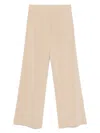 Le Tricot Perugia Elasticated-waistband Trousers In Neutrals