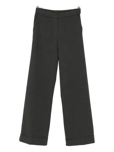 LE TRICOT PERUGIA ELASTICATED-WAISTBAND WIDE-LEG TROUSERS