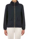 Le Tricot Perugia Zip-fastening Bomber Jacket In Blue