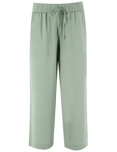 Le Tricot Perugia Loose-fit Drawstring Trousers With Elastic Waistband