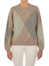 Le Tricot Perugia Multicolor Wool Blend Pullover In Multi