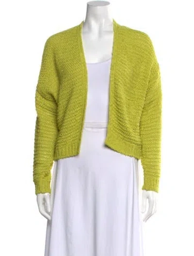 Pre-owned Le Tricot Perugia Open Front Sweater W/ Tags In Multi