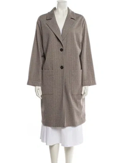 Pre-owned Le Tricot Perugia Peacoat W/ Tags In Neutral
