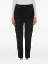 Le Tricot Perugia Pressed-crease Side-pocket Trousers In Black