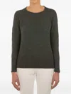 Le Tricot Perugia Raglan-sleeves Wool Sweater In Green