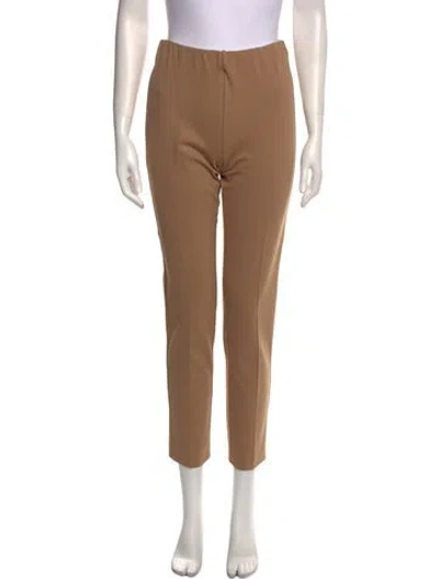 Pre-owned Le Tricot Perugia Skinny Leg Pants In Brown